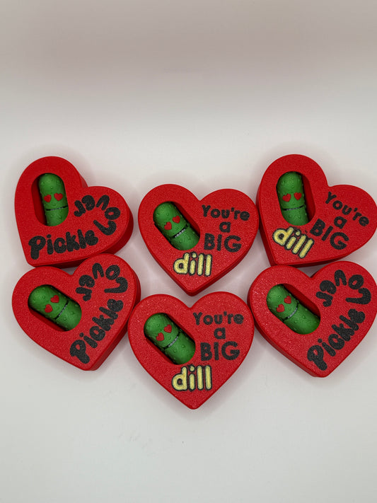 Pickle Valentines Heart Grams