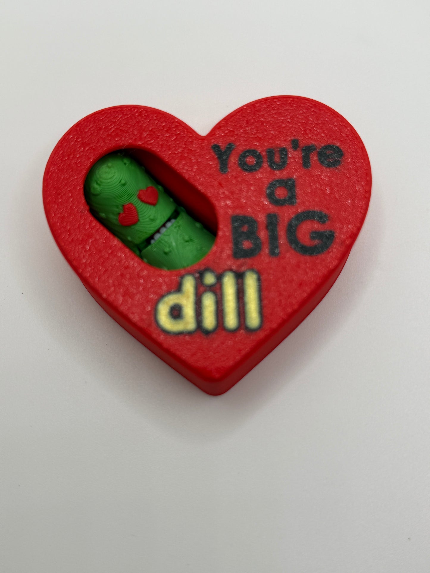 Pickle Valentines Heart Grams