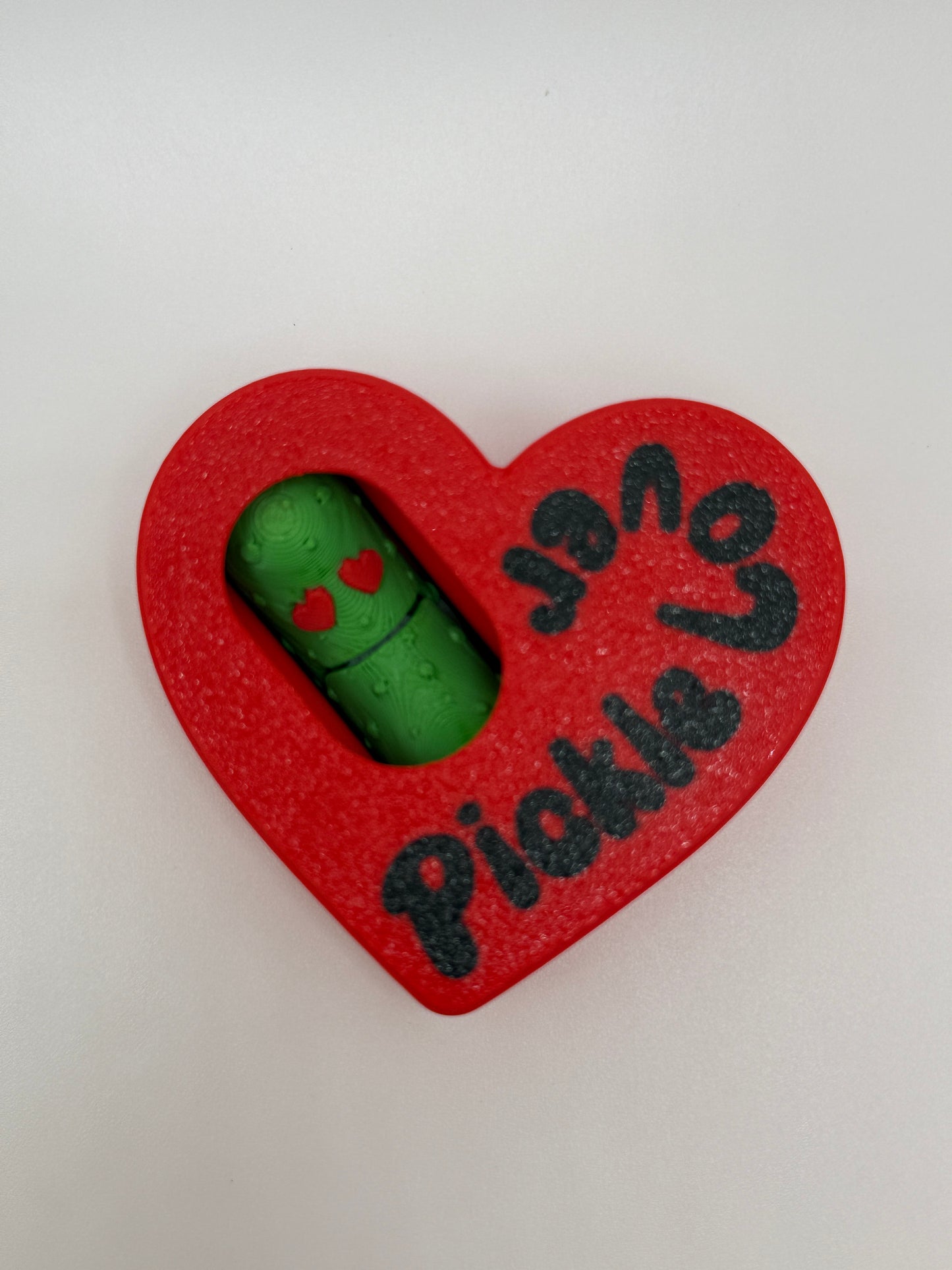 Pickle Valentines Heart Grams