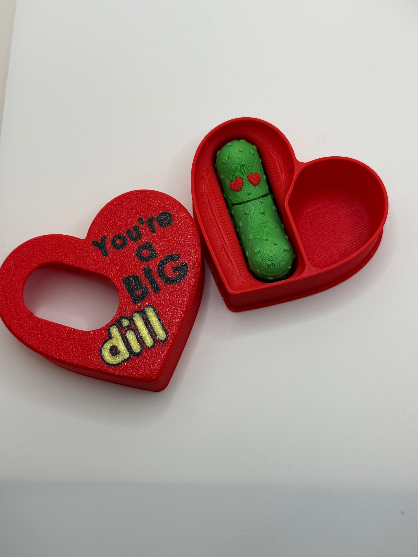 Pickle Valentines Heart Grams